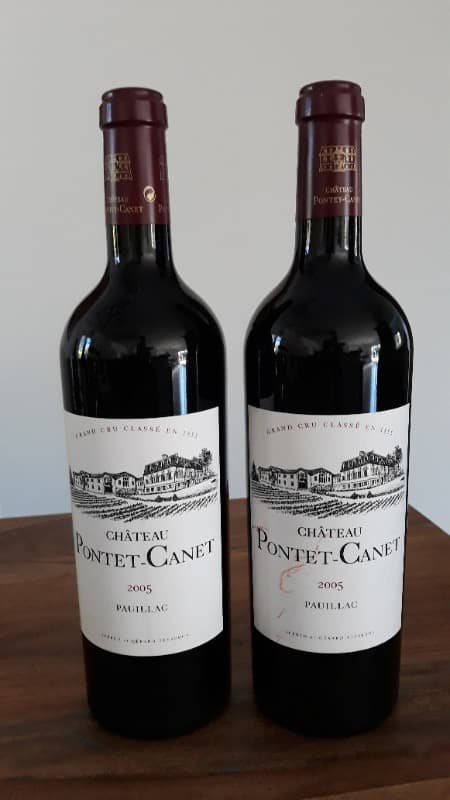 2 x Pontet Canet, Pauillac, 2005