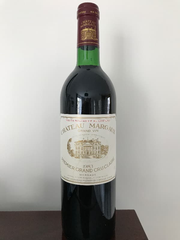 1er GCC, Château Margaux, Margaux, 1983