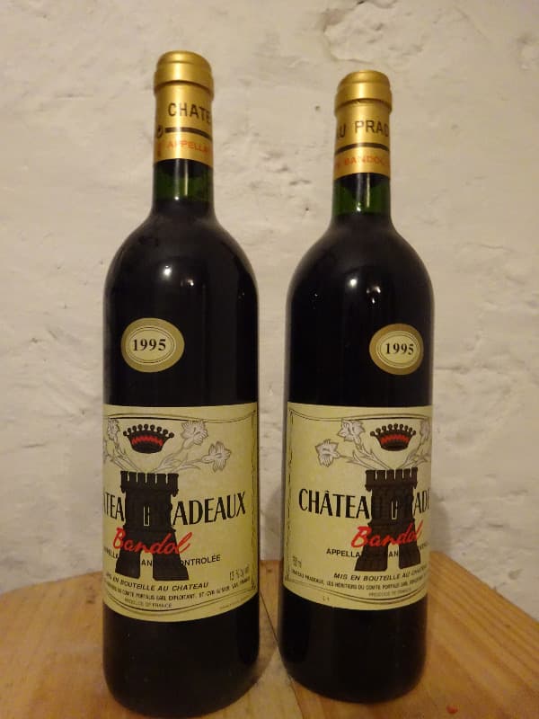 2 x Château Pradeaux, Bandol, 1995