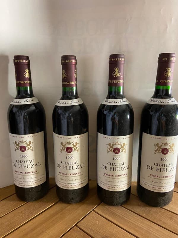 4 x Château Fieuzal, Pessac-Léognan, 1990