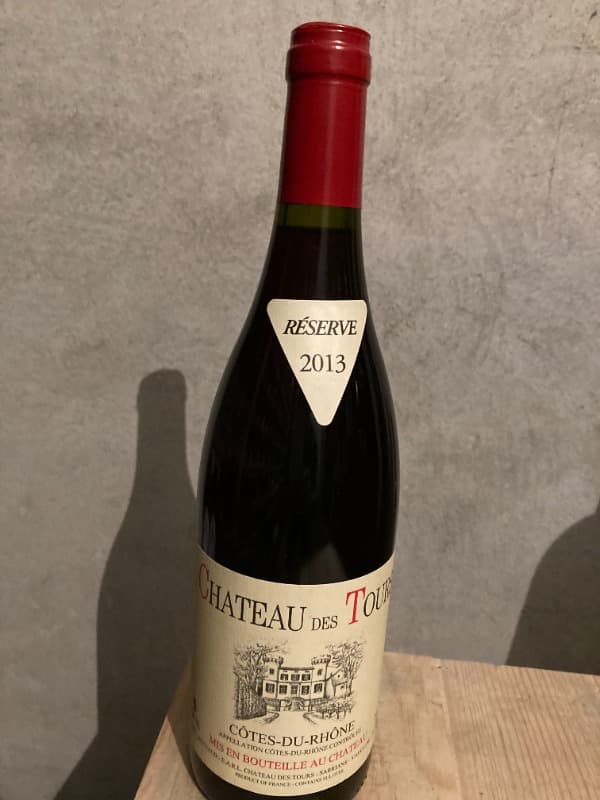 Côtes-du-Rhône, Réserve, Château des Tours, 2013