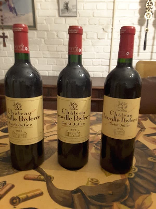 3 x Château Léoville Poyferré, Saint-Julien, 1999