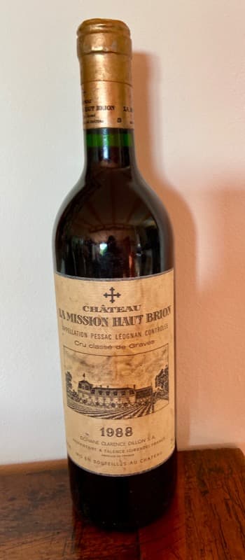 Château Mission Haut-Brion, Pessac-Léognan, 1988
