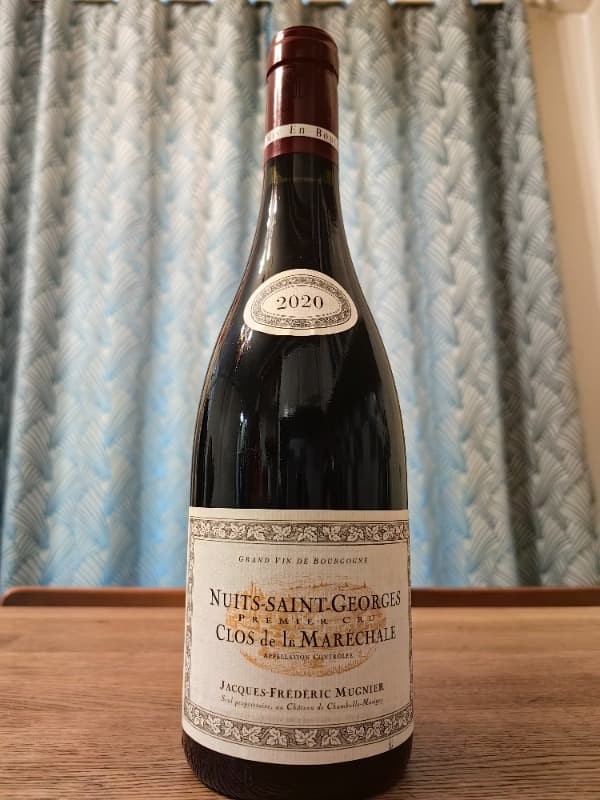 Nuits-Saint-Georges, 1er Cru Clos de la Maréchale, Domaine Jacques-Frédéric Mugnier, 2020