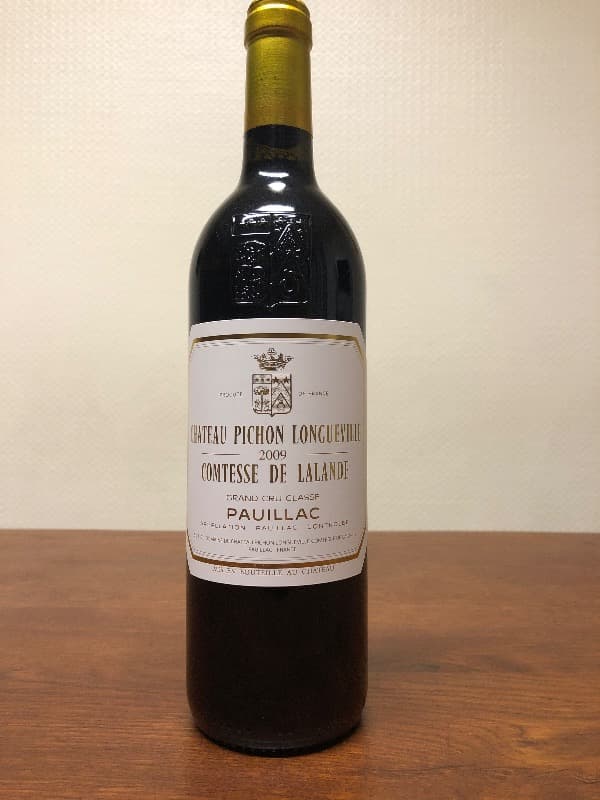 comtesse de Lalande, Pichon longueville, Pauillac, 2009