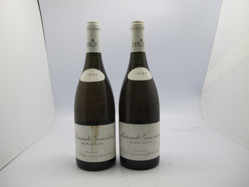 2 x Meursault, Genevrières 1er cru, LEROY, 1994