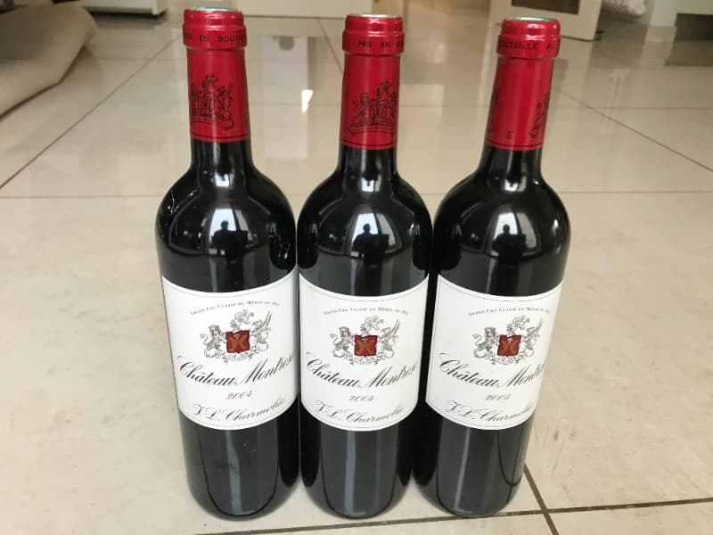 3 x CHATEAU MONTROSE, Médoc, 2004