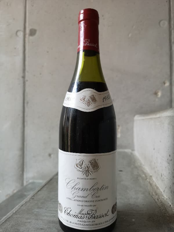 Chambertin, Grand Cru, Maison Thomas Bassot, 1985