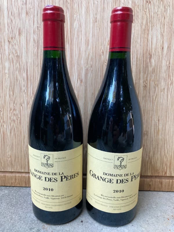 2 x Domaine de la Grange des Pères, Vin de Pays de l'Hérault, 2010