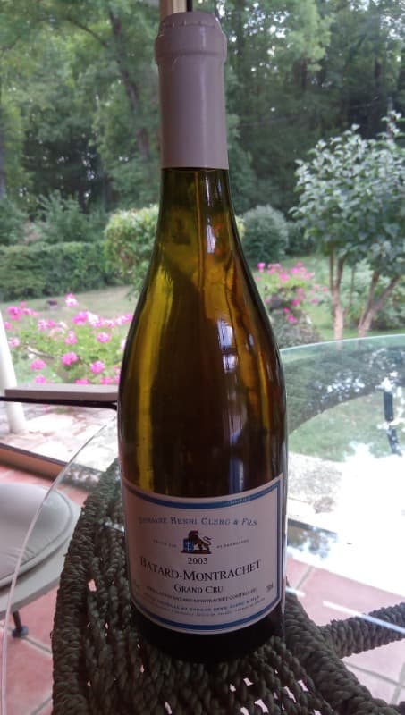 Bâtard-Montrachet, Grand cru, Henri Clerc & fils, 2003