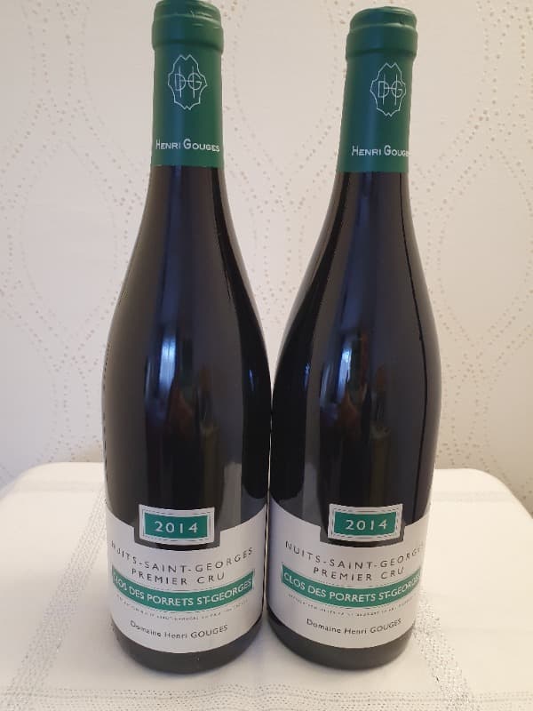 2 x Nuits-Saint-Georges, 1er Cru - CLos Des Porrets St-Georges, Domaine Henri Gouges, 2014