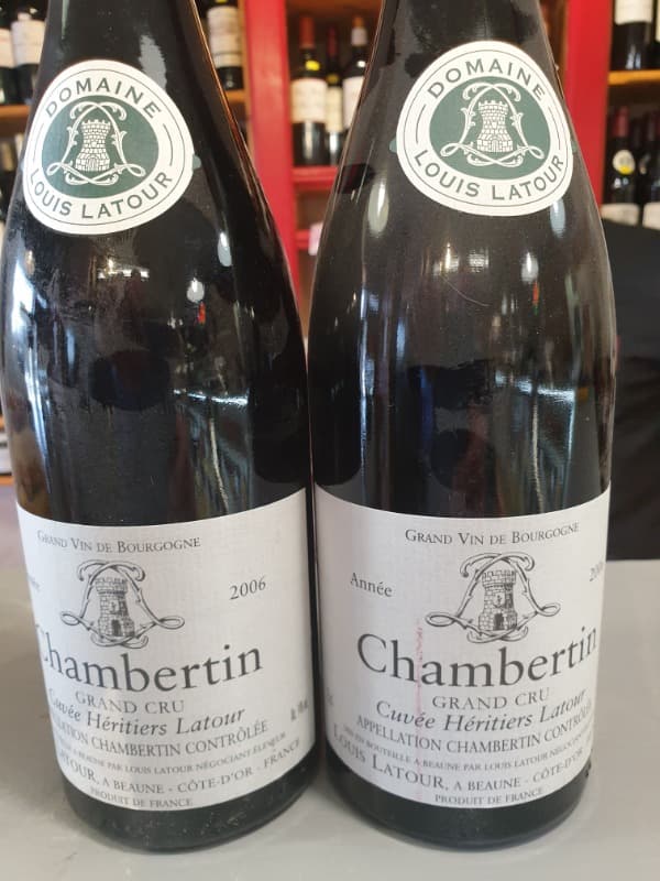 2 x Chambertin, Grand Cru - Cuvee Héritiers Latour, Louis latour, 2006