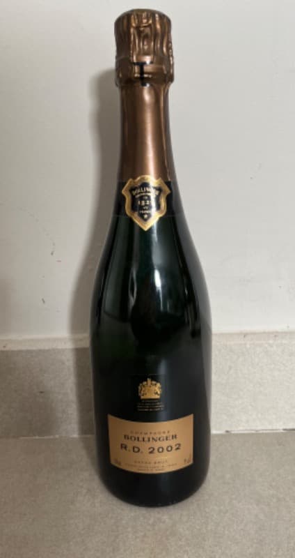 RD, Bollinger, Champagne, 2002