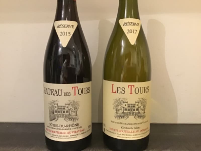 Côtes-du-Rhône, Château des Tours2015 / Les Tours (wh/ bc) 2017