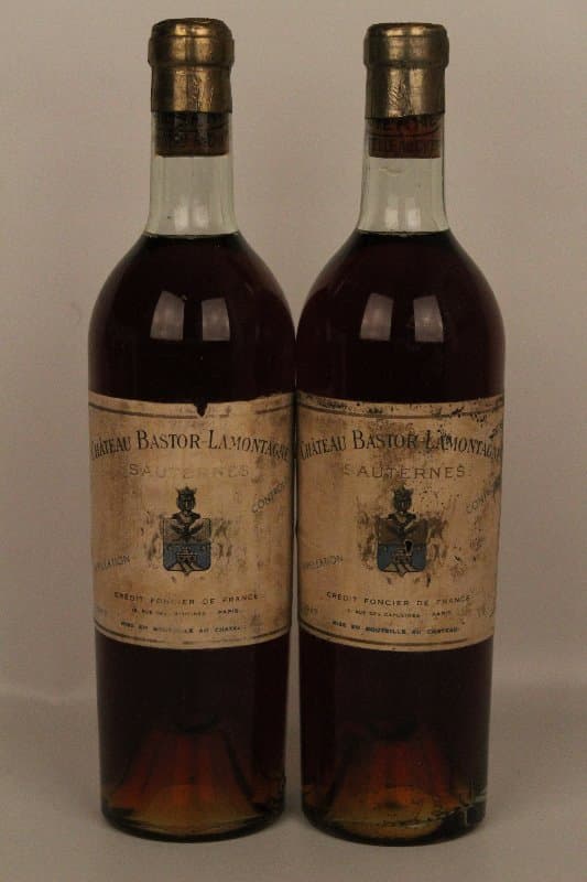 2 x Château Bastor-Lamontagne, Sauternes, 1947