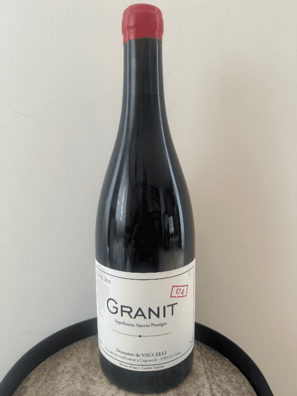 Domaine de Vaccelli, Granit Rouge 174, Ajaccio, 2021