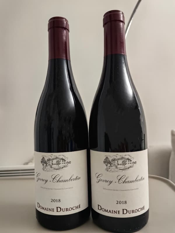 2 x Gevrey-Chambertin, Domaine Duroché, 2018