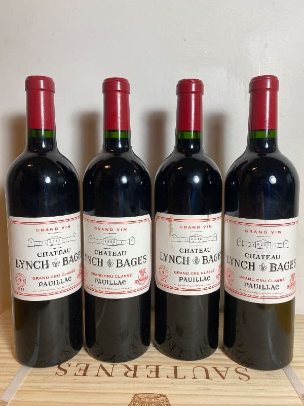 4 x Château Lynch-Bages, Pauillac, 2011