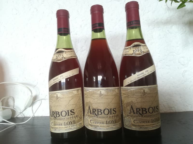 3 x Cuvée G. Saint Paul, Camille Loye, Arbois, 1975