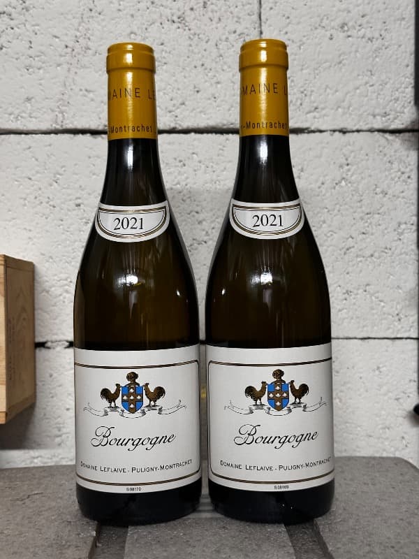 2 x Bourgogne, domaine Leflaive, 2021 (Blanc/White)