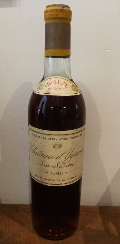 Lur-Saluces, Château d'Yquem, Sauternes, 1966