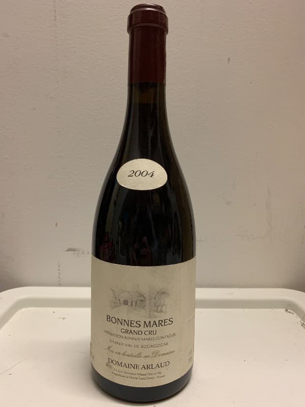 Bonnes-Mares, Grand Cru, Domaine Arlaud, 2004