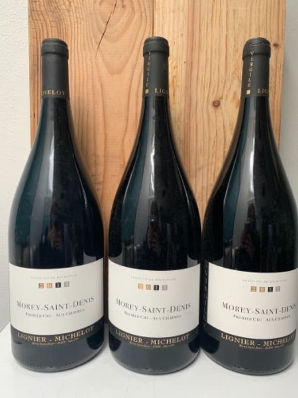 3 x Morey-Saint-Denis, Aux charmes, Lignier Michelot, 2013 (Magnum)