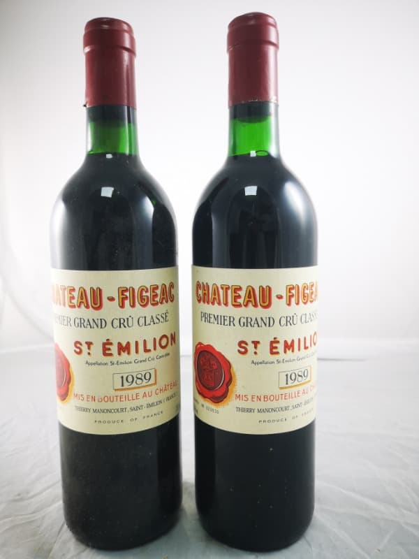 2 x Château Figeac, Saint-Émilion Grand Cru, 1989