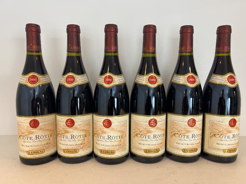 6 x Côte-Rôtie, Brune et Blonde, château d’Ampuis - E.Guigual, 2000