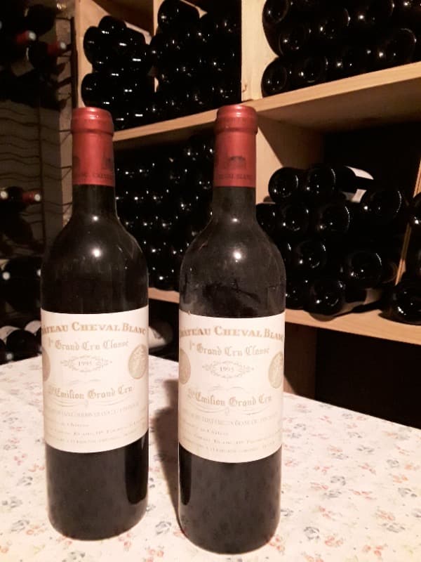 2 x 1er grand cru, Château Cheval Blanc, Saint-Émilion Grand Cru, 1995
