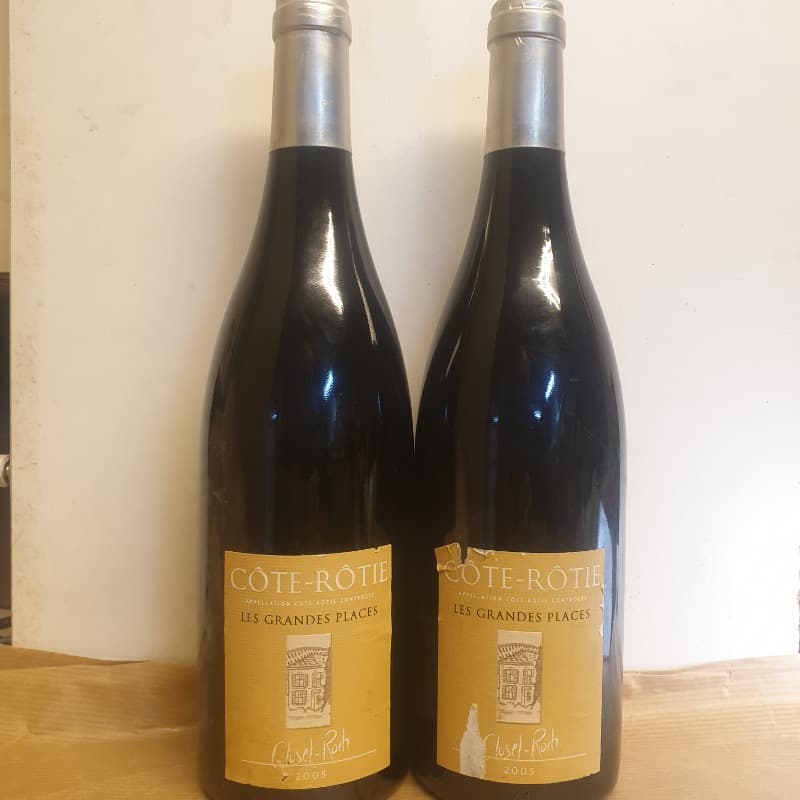 2 x Côte-Rôtie, les grandes places, clusel-roch, 2005