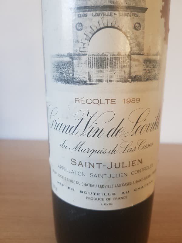 Grand Vin de Léoville du Marquis de las Cases, Saint-Julien, 1989