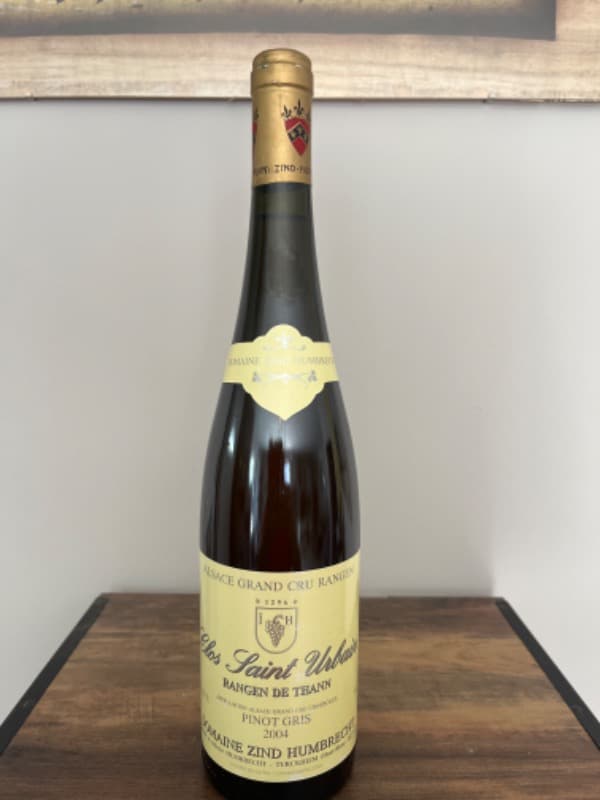 Clos Saint Urbain, Zind Humbrecht, Alsace Grand Cru Rangen, 2004