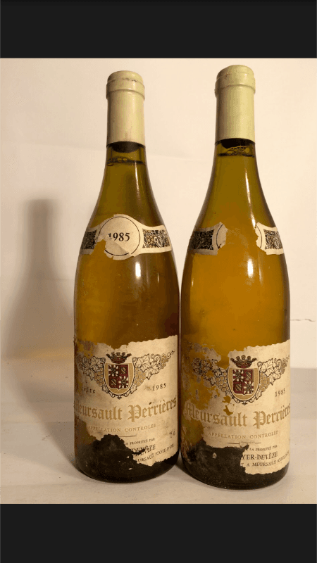 2 x Meursault, Perrières, Boyer Martenot, 1985