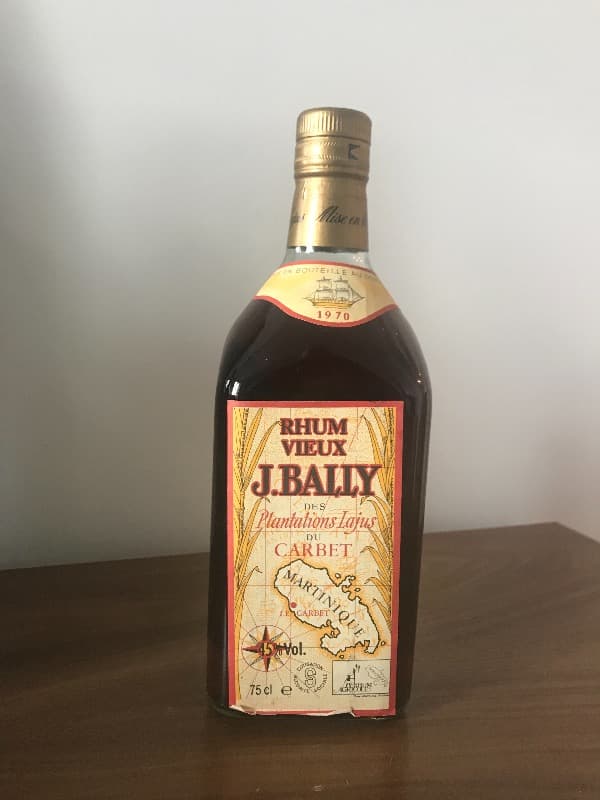 Des plantations Lajus du Carbet, J.Bally, Rhum, 1970