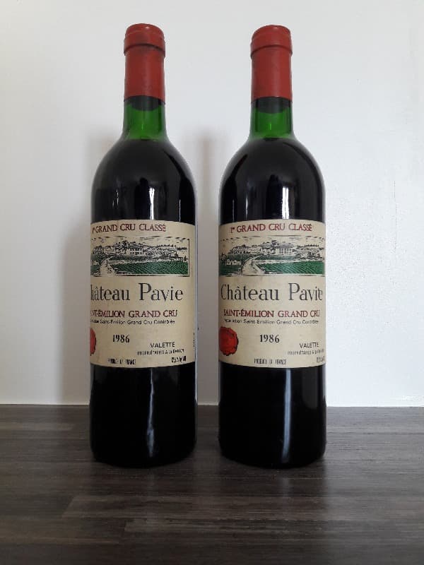 2 x Château PAVIE, Saint-Émilion Grand Cru, 1986
