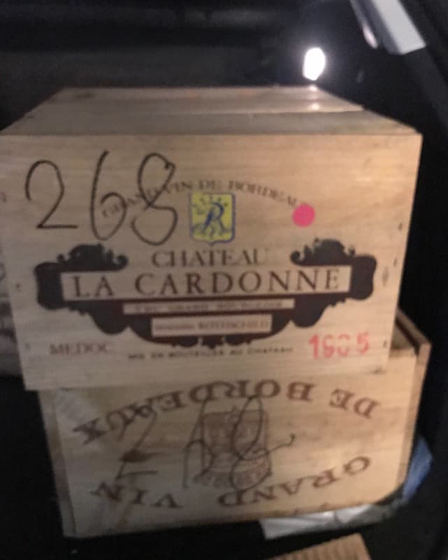 3 OWC x 6 , 18 Château La Cardonne , Barons de Rothschild Grand cru bourgeois, Médoc, 1985