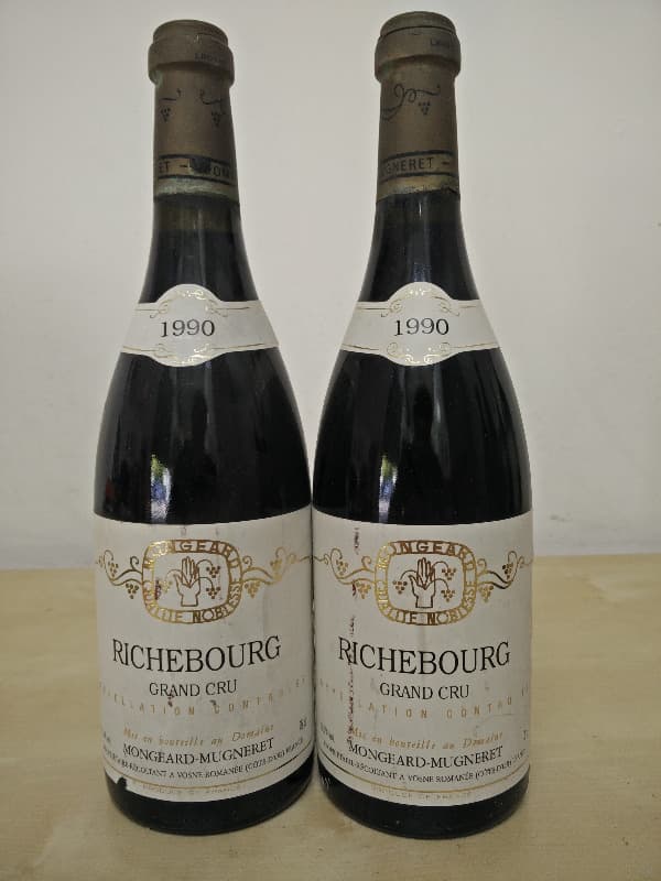 2 x Richebourg, Mongeard Mugneret, 1990