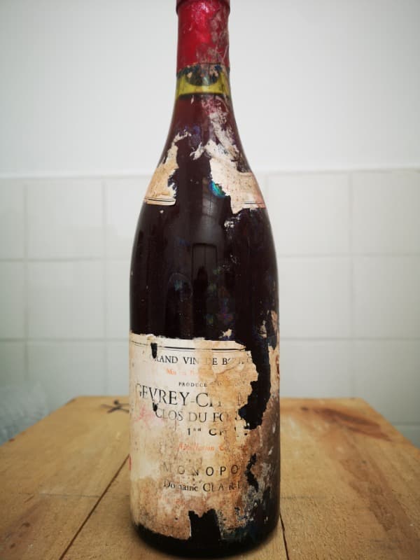 Gevrey-Chambertin, Clos du Fontany, Claire Daü, 1984