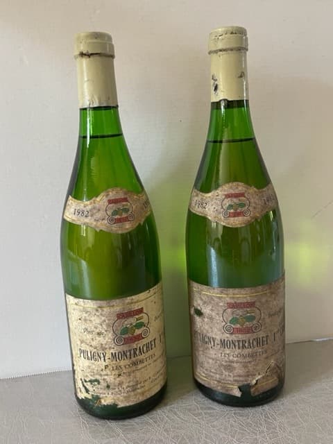 2 x Puligny-Montrachet, 1er Cru les Combettes, Louis Carillon, 1982