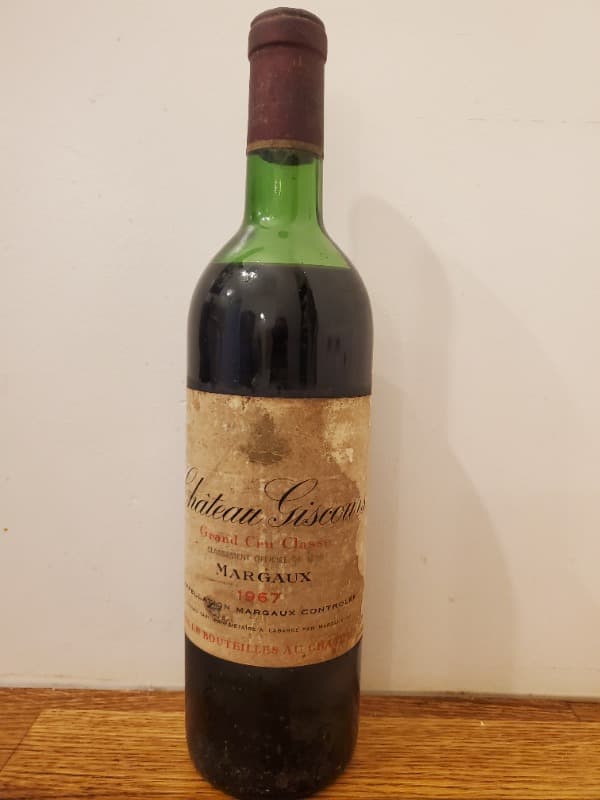 château Giscours, Margaux, 1967