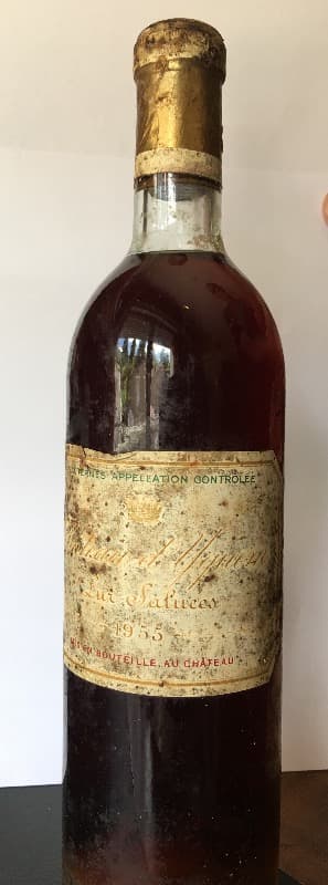LUR SALUCE, CHÂTEAU D’YQUEM, Sauternes, 1955