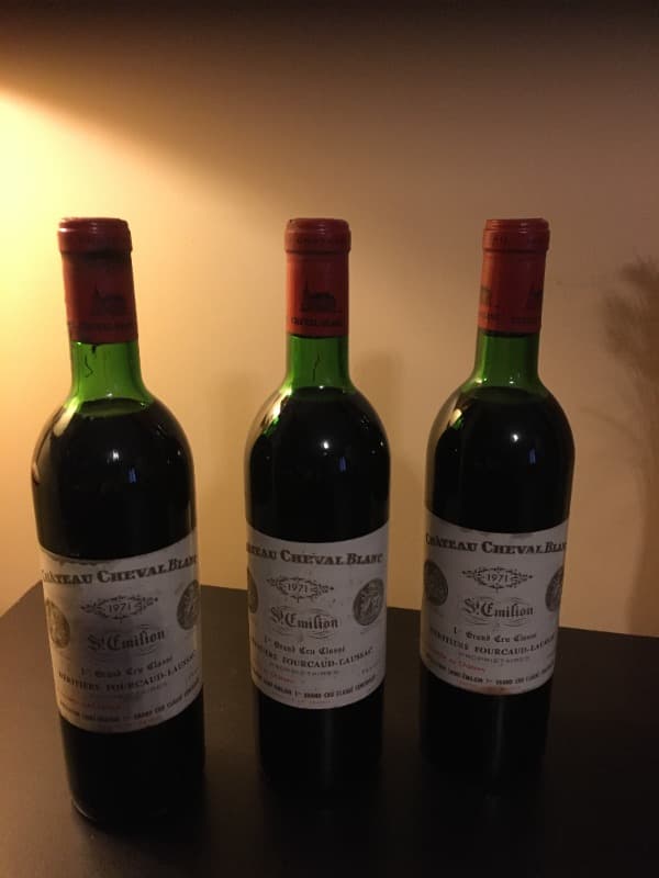 3 x Château Cheval Blanc, Saint-Émilion, 1971