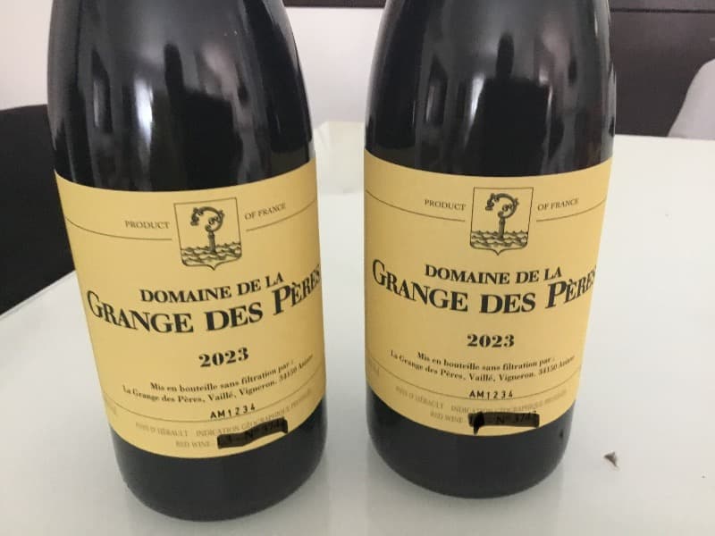 2 x Domaine de la Grange des Pères, Vin de Pays de l'Hérault, 2023