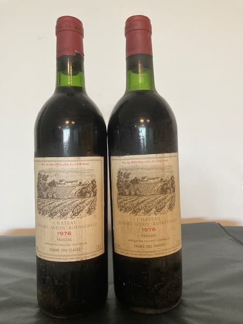 2 x Château Duhart Milon Rothschild, Pauillac, 1976