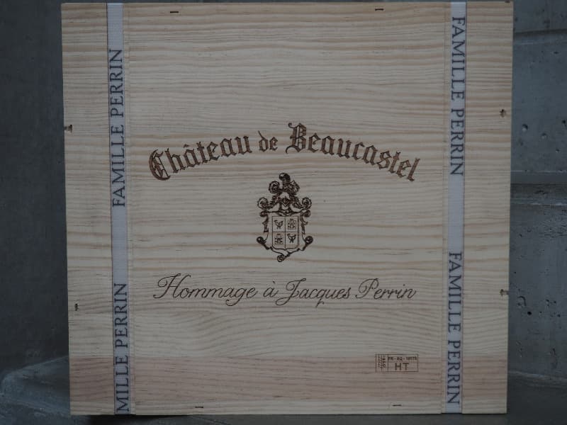 3 x Châteauneuf-du-Pape, Hommage à Jacques Perrin, Château de Beaucastel, 2013 (CBO/OWC)