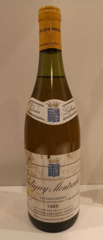 Puligny-Montrachet, Les Folatières 1er Cru, Olivier Leflaive, 1985