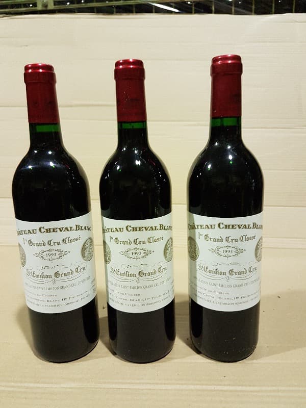 3 x Château Cheval Blanc, Saint-Émilion, 1993