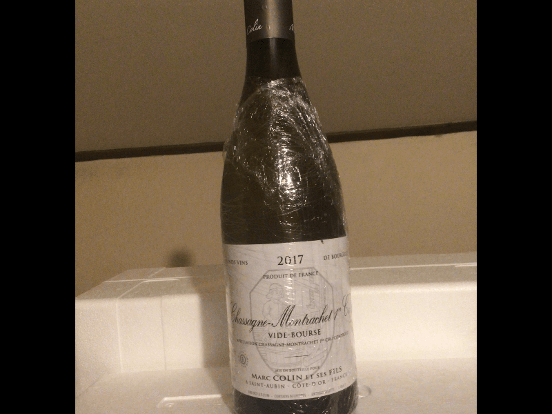 Chassagne-Montrachet, 1er Cru Vide-Bourse, Marc Colin, 2017