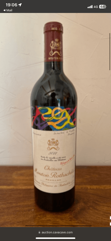 Grand cru classé, château Mouton Rothschild, Pauillac, 2011